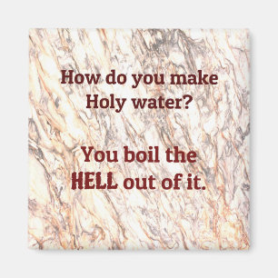 Dad Joke: How do you make holy water? Magnet
