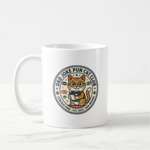 Dad Joke Pun Cat Cat Graphic Tee Art - Dad Joke Pu Coffee Mug