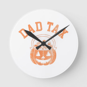 Dad Joke Round Clock
