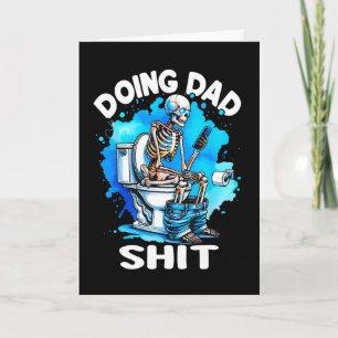 Dad Joke Skeleton Dad Funny Father's Day Card