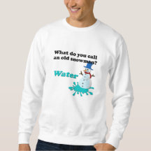 Dad Joke Ugly Sweater Snowman Sweatshirt Funny