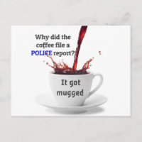 DAD JOKE: Why did the coffee file a police report?