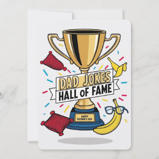 Dad Jokes Hall of Fame - Father’s Day Card