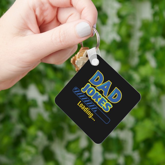 Dad Jokes Loading Key Ring (Hand)
