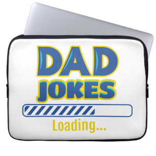 Dad Jokes Loading Laptop Sleeve