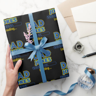 Dad Jokes Loading Wrapping Paper