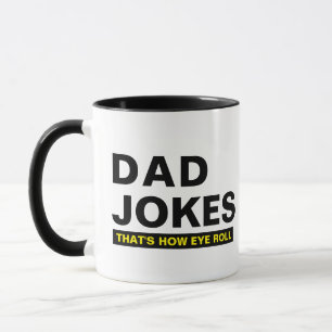 Dad Jokes Mug - Funny Joke Slogan Humor Mug