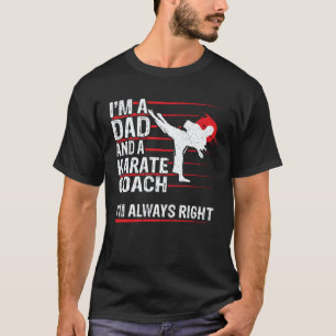 Dad Karate Coach Fathers Day T-Shirt