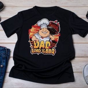 Dad King of Bbq Grill Love Dad Fathers Day T-Shirt