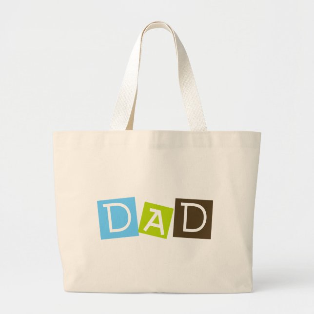 Dad Large Tote Bag (Front)