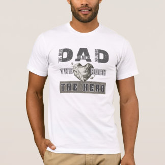 Dad Legend Funny Quote White Fathers Day T-Shirt