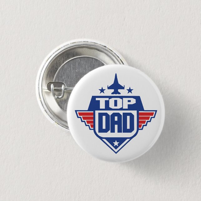 Dad Legend Man 3 Cm Round Badge (Front & Back)