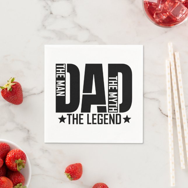 Dad Legend Man Napkin (Insitu)