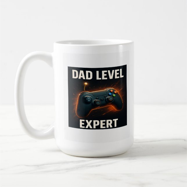 Dad Level: Expert Coffee Mug (Left)
