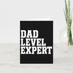 Dad Level Expert Funny Father Gift Card