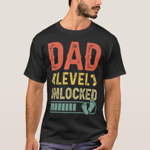 Dad Level Unlocked 2023 Gamer Pregnancy Soon To Be T-Shirt