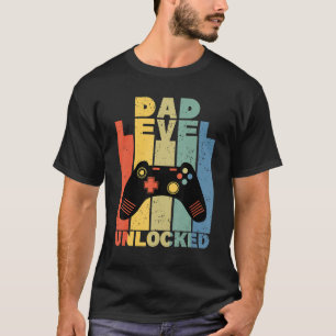 Dad Level Unlocked 2023 Gamer Pregnancy Soon To Be T-Shirt