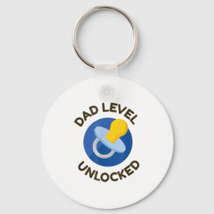 Dad Level Unlocked New Daddy Gifting Ideas  Key Ring