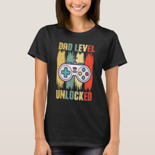Dad Level Unlocked Soon To Be Father Pregnancy Ann T-Shirt
