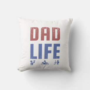 Dad Life SVG – Father’s Day Vintage Design   Funny Cushion