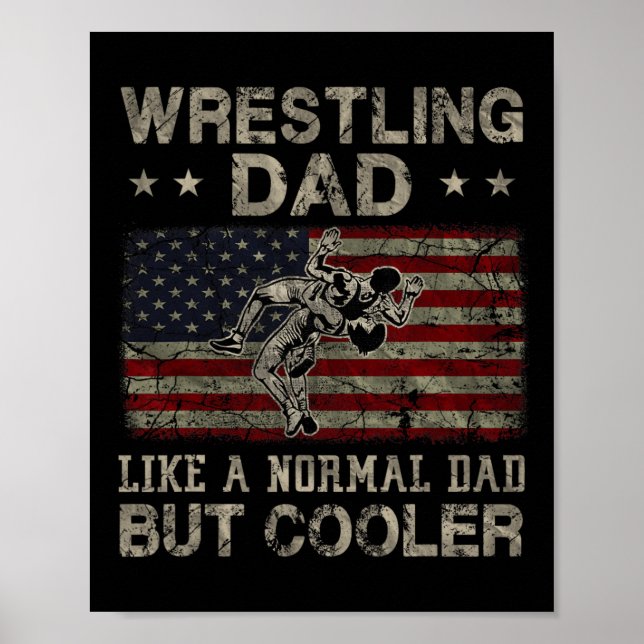 Dad Like A Normal Dad But Cooler Father's Day  Poster (Front)