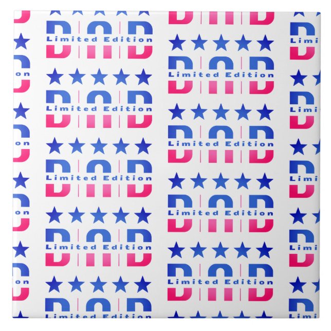 Dad Limited Edition Ceramic Tile (Front)