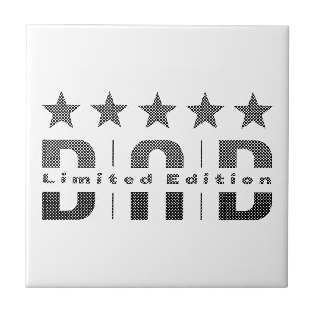 Dad Limited Edition Ceramic Tile (Front)