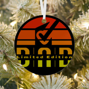 Dad Limited Edition: Fatherhood as Visible Feeling Metal Tree Decoration