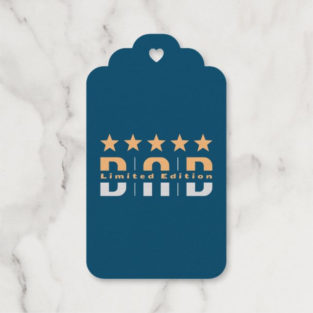 Dad Limited Edition Gift Tags (Back)