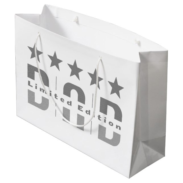 Dad Limited Edition Large Gift Bag (Back Angled)