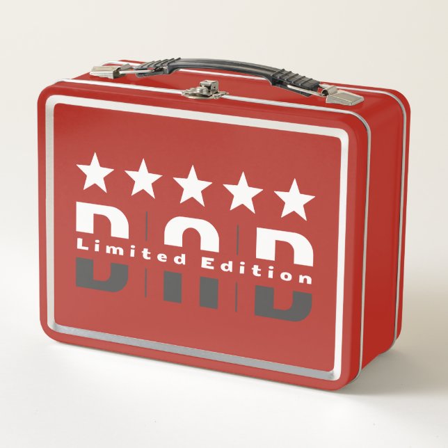 Dad Limited Edition Metal Lunch Box (Front)