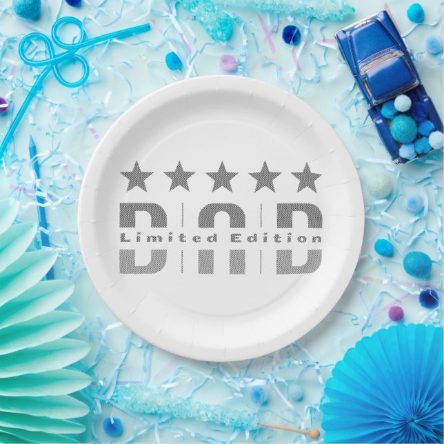 Dad Limited Edition Paper Plate (Party)
