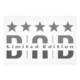 Dad Limited Edition Photo Print