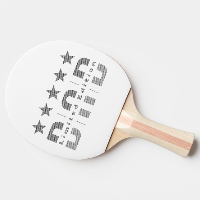 Dad Limited Edition Ping Pong Paddle (Back Side)