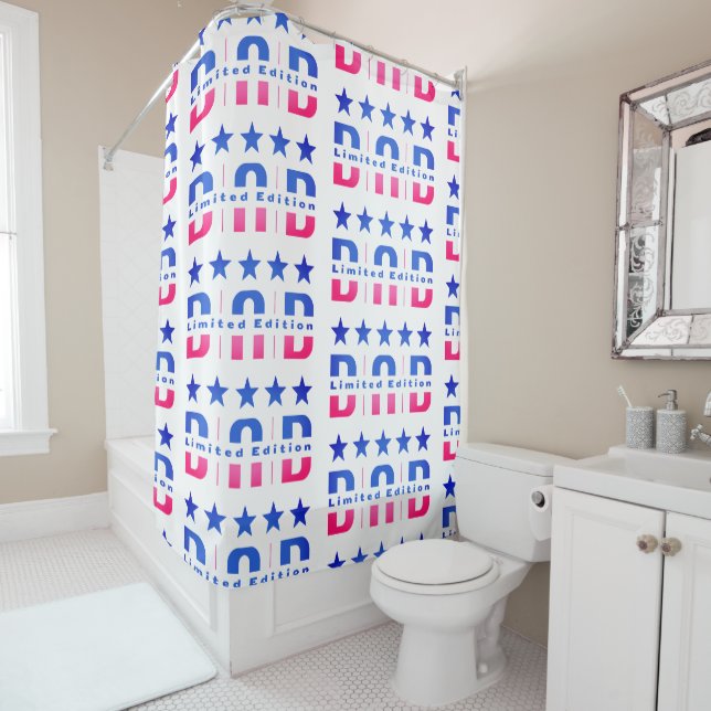 Dad Limited Edition Shower Curtain (In Situ)