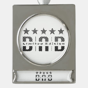 Dad Limited Edition Silver Plated Banner Ornament