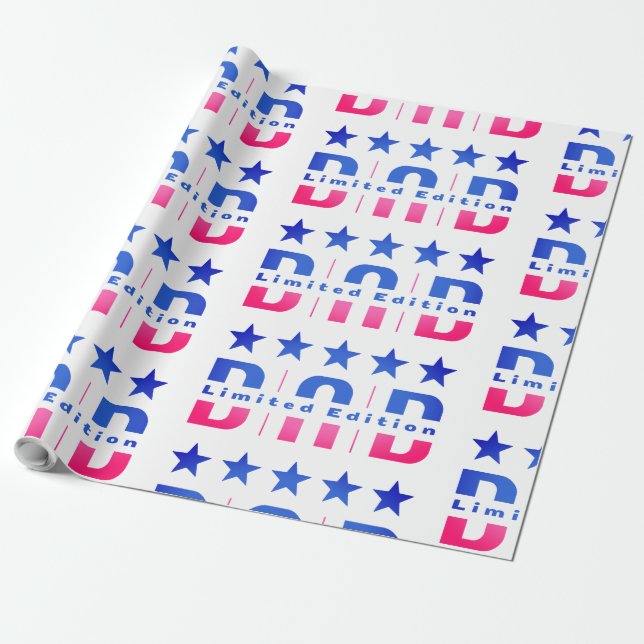 Dad Limited Edition Wrapping Paper (Unrolled)