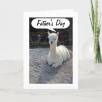 DAD-LLAMA says HAPPY FATHERS DAY=AWESOME DAD