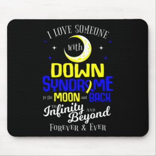 Dad Love World Down Syndrome Day Women Kids Mouse Pad