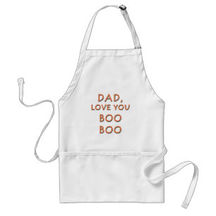 DAD, LOVE YOU BOO BOO 1 STANDARD APRON