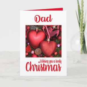Dad Lovely Christmas card