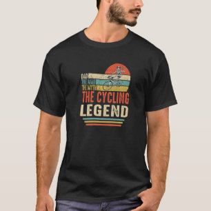 Dad Man Myth Legend Bicycle Skeleton Vintage Bike T-Shirt