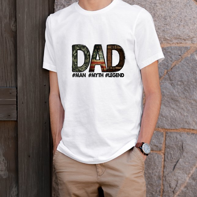   Dad Man Myth Legend  Father's Day T-Shirt (Creator Uploaded)