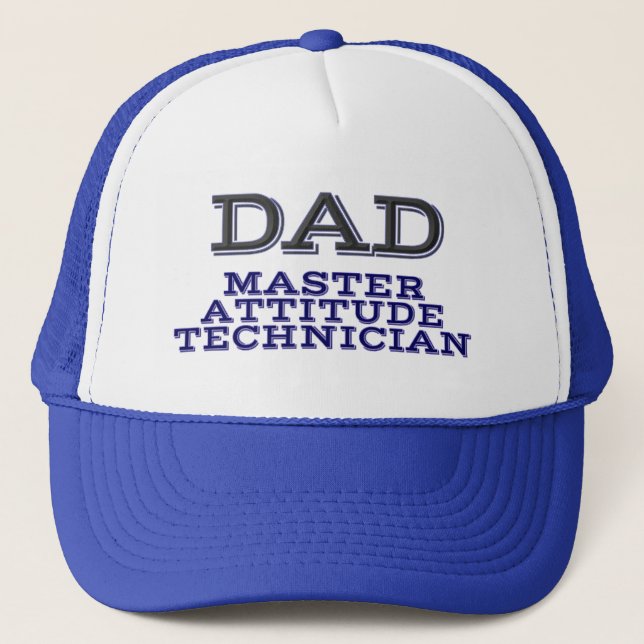 DAD: Master Attitude Technician Trucker Hat (Front)