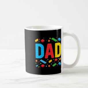 Dad Master Builder Building Bricks Blocks Family F Coffee Mug