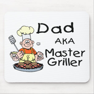 Dad Master Griller Mouse Pad