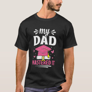 Dad mastered it master's degree graduate leopard T-Shirt