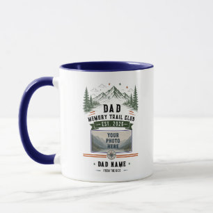 Dad Memory Trail Club Father’s Day Photo Mug