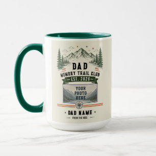 Dad Memory Trail Club Father’s Day Photo Mug