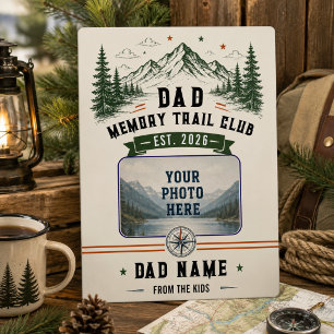Dad Memory Trail Club   Father’s Day Photo Plaque
